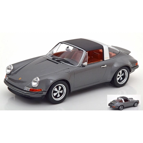PORSCHE 911 BY SINGER TARGA 2014 ANTHRACIT 1:18 KK Scale Auto Stradali Modellino