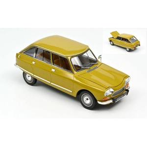 CITROEN AMI 8 CLUB 1969 BOUTON D'OR YELLOW 1:18 Norev Auto Stradali Modellino