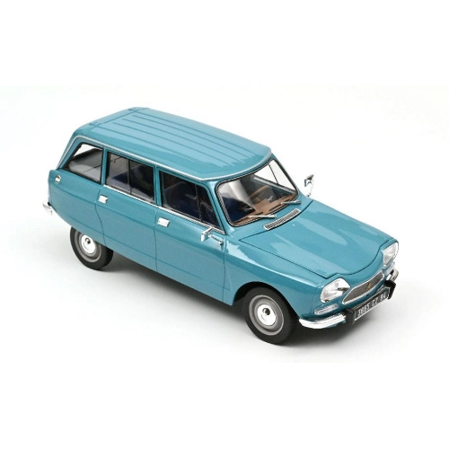 CITROEN AMI 8 BREAK 1975 PETREL BLUE 1:18 Norev Auto Stradali Modellino