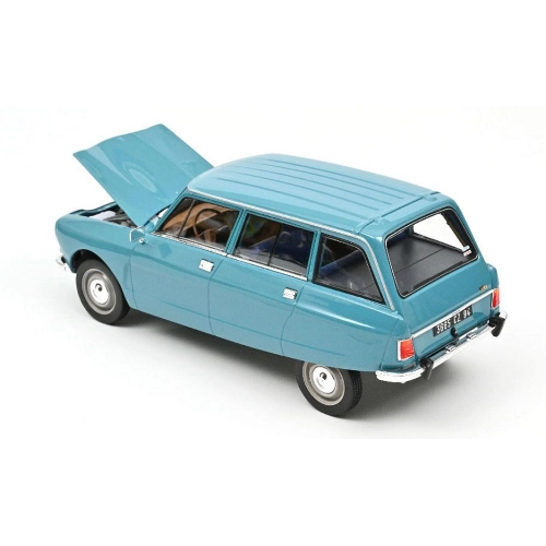 CITROEN AMI 8 BREAK 1975 PETREL BLUE 1:18 Norev Auto Stradali Modellino