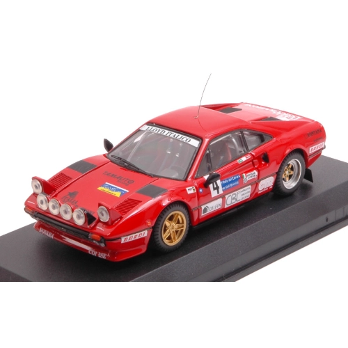 FERRARI 308 GTB N.4 RALLY CARSO 1983 CUCCIRELLI-MUTTINI 1:43 Best Model Auto Rally Modellino