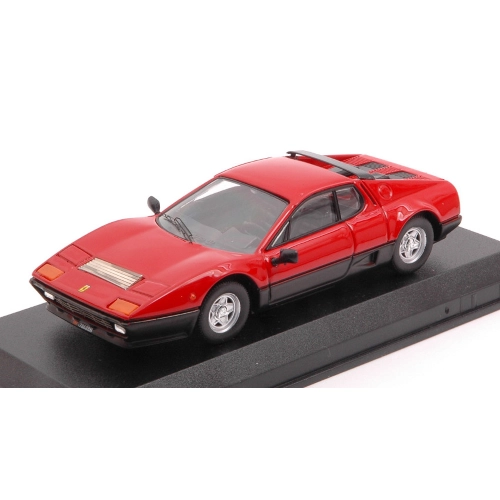 FERRARI 512 BB 1978 RED BLACK 1:43 Best Model Auto Stradali Modellino