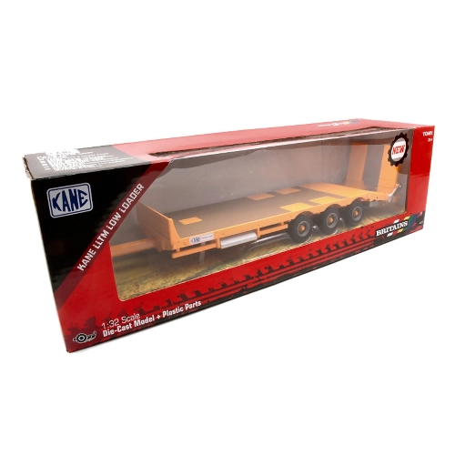 PIANALE TRASPORTO MACCHINE OPERATRICI KANE LOW LOADER YELLOW 1:32 Britains Mezzi Agricoli e Accessori Modellino