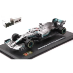 MERCEDES AMG PETRONAS W10 LEWIS HAMILTON 2019 N.44 WORLD CHAMPION 1:43 Burago Formula 1 Modellino