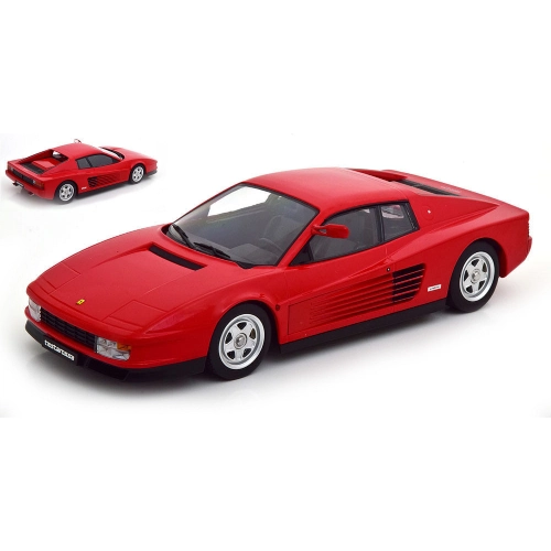 FERRARI TESTAROSSA MONOSPECCHIO 1984 RED 1:18 KK Scale Auto Stradali Modellino