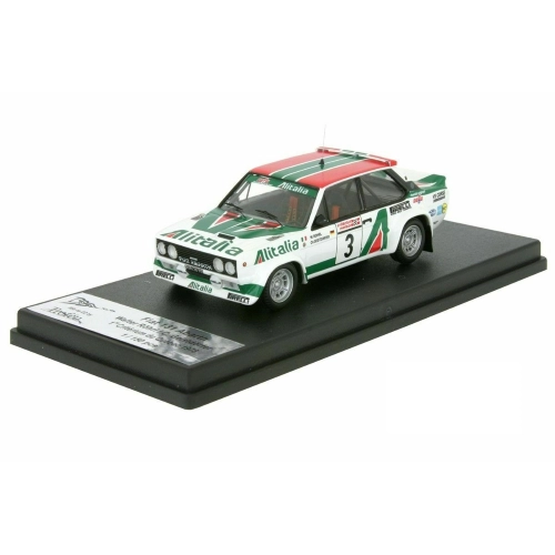 FIAT 131 ABARTH N.3 1st CRITERIUM DU QUEBEC 1978 ROHRL-GEISTDORFER 1:43 Trofeu Auto Rally Modellino