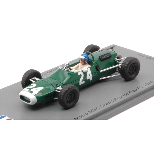 MATRA MS5 N.24 GRAND PRIX DE PAU F2 1966 JACKY ICKX 1:43 Spark Model Auto Competizione Modellino