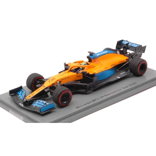 MC LAREN MCL35 LANDO NORRIS 2020 N.4 BARCELONA TEST 1:43 Spark Model Formula 1 Modellino