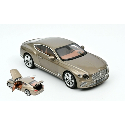 BENTLEY CONTINENTAL GT 2018 DARK CASHMERE METALLIC 1:18 Norev Auto Stradali Modellino