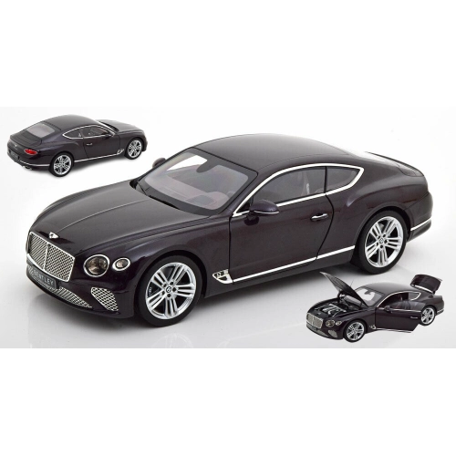 BENTLEY CONTINENTAL GT 2018 DAMSON METALLIC 1:18 Norev Auto Stradali Modellino