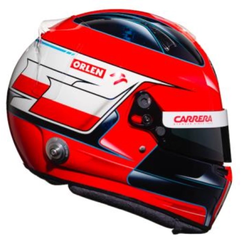 CASCO ROBERT KUBICA 2020 ALFA ROMEO F1 1:8 Spark Model Caschi Modellino