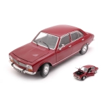 PEUGEOT 504 1975 BORDEAUX 1:24 Welly Auto Stradali Modellino