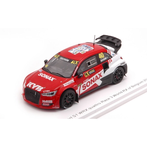 AUDI SPORT S1 WRX N.40 BELGIUM 2019 MATTIAS EKSTROM 1:43 Spark Model Auto Competizione Modellino