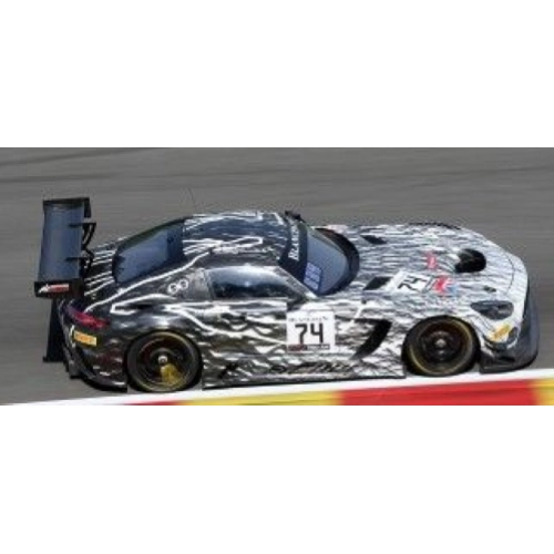 MERCEDES GT3 N.74 2nd PRO-AM CUP CLASS 24H SPA 2019 VOS-BURKE-FRANKENHOT 1:43 Spark Model Auto Competizione Modellino