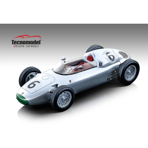 PORSCHE 718 F2 N.6 SOLITUDE GP 1960 GRAHAM HILL 1:18 Tecnomodel Auto Competizione Modellino
