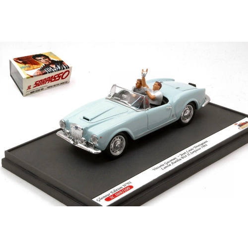 LANCIA AURELIA B24 "IL SORPASSO" WITH 2 FIGURES 1:43 Balocco Movie Modellino