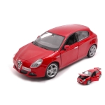 ALFA ROMEO GIULIETTA 2009 RED METALLIC 1:24 Burago Auto Stradali Modellino