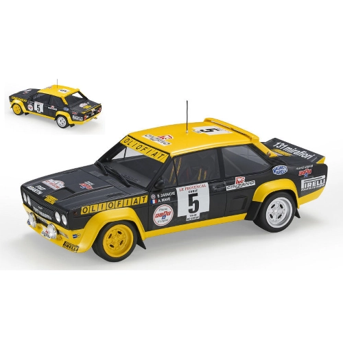 FIAT 131 ABARTH N.5 WINNER RALLY TOUR DE COURSE 1977 DARNICHE-MAHE 1:18 TopMarques Auto Rally Modellino