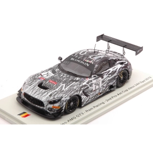 MERCEDES GT3 N.74 2nd PRO-AM CUP CLASS 24H SPA 2019 VOS-BURKE-FRANKENHOT 1:43 Spark Model Auto Competizione Modellino