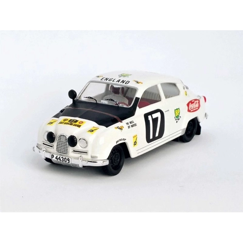 SAAB 96 N.17 9th EAST AFRICAN SAFARI 1964 CARLSSON-MAYERS 1:43 Trofeu Auto Rally Modellino