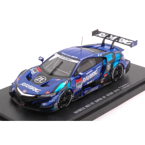 HONDA RAYBRIG NSX GT N.100 WINNER SUP.GT500 2018 YAMAMOTO-J.BUTTON 1:43 Ebbro Auto Competizione Modellino