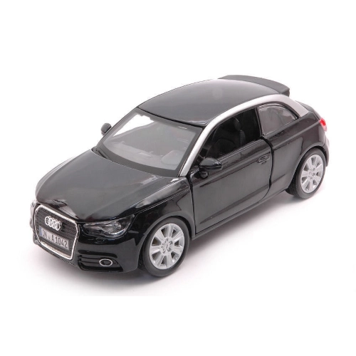 AUDI A1 2010 BLACK 1:24 Burago Auto Stradali Modellino