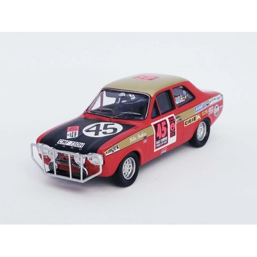 FORD ESCORT MK1 1300 N.45 GT 23rd LONDON-MEXICO 1970 HARRIS-BUTLER 1:43 Trofeu Auto Competizione Modellino