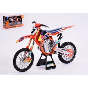 RED BULL KTM 450 SX-F N.2 FACTORY RACING TEAM COOPER WEBB 2019 1:6 New Ray Moto Modellino