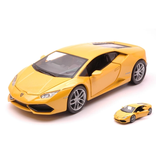 LAMBORGHINI HURACAN LP610-4 2014 YELLOW 1:24 New Ray Auto Stradali Modellino