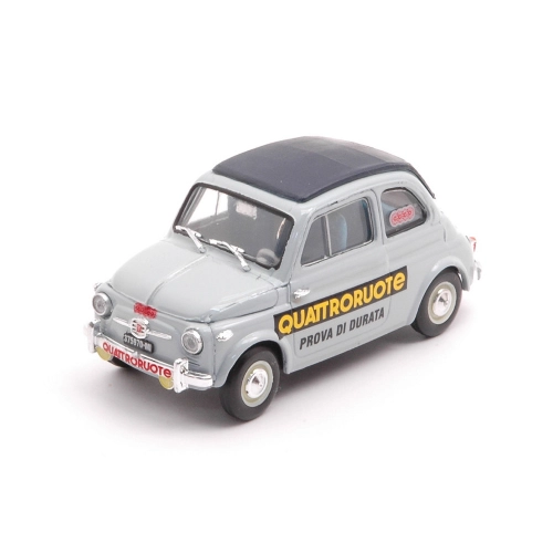 FIAT 500 PROVA DURATA QUATTRORUOTE 1958 1:43 Brumm Veicoli Commerciali Modellino