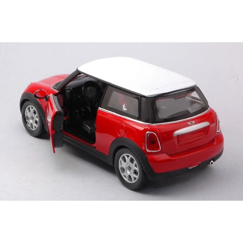 NEW MINI COOPER 2002 RED 1:24 New Ray Auto Stradali Modellino