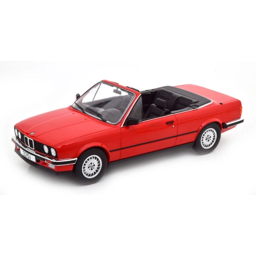 BMW 325i (E30) CONVERTIBLE 1985 RED 1:18 ModelCarGroup Auto Stradali Modellino