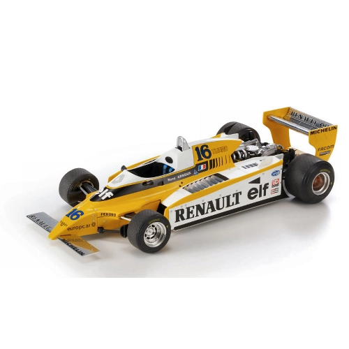 RENAULT RE20 TURBO N.16 1980 RENE ARNOUX 1:18 Gp Replicas Formula 1 Modellino
