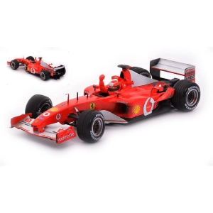 FERRARI M.SCHUMACHER 2002 N.1 150th VICTORY CANADIAN GP WORLD CHAMPION 1:18 Hot Wheels Formula 1 Modellino