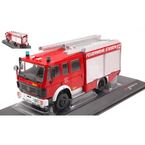 MERCEDES LF 16/12 FEUERWEHR ESSEN 1995 1:43 Ixo Model Pompieri Modellino