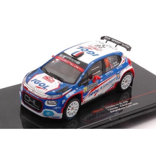 CITROEN C3 R5 N.26 MONTE CARLO 2020 BONATO-BOLLOUD 1:43 Ixo Model Auto Rally Modellino