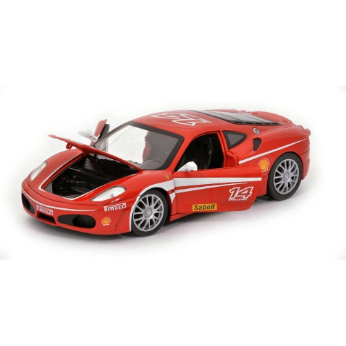 FERRARI F 430 CHALLENGE 2006 FOUNDATION 1:18 Hot Wheels Auto Stradali Modellino