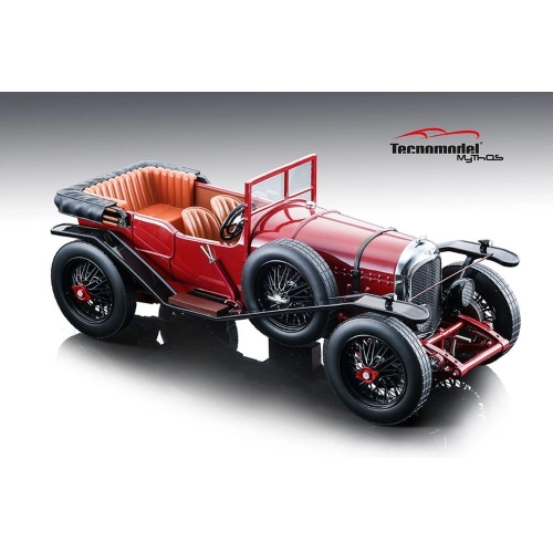 BENTLEY 3.0L 1924 OPEN VERSION DARK GLOSS RED 1:18 Tecnomodel Auto Stradali Modellino