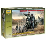 GERMAN WWII MOTORCYCLE R 12 KIT 1:35 Zvezda Kit Figure Militari Modellino