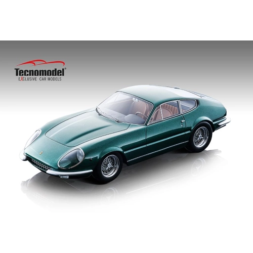 FERRARI 365 GT DAYTONA PROTOTIPO 1967 METALLIC GREEN 1:18 Tecnomodel Auto Stradali Modellino