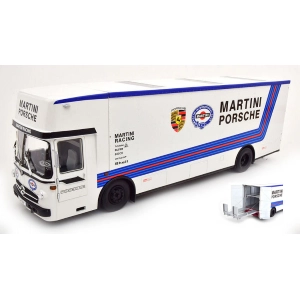 MERCEDES TRANSPORTEUR O317 BISARCA TRUCK CAR MARTINI PORSCHE RACING 1968 1:18 CMR Classic Model Replicars Auto Competizione Modellino