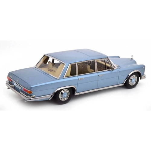MERCEDES 600 SWB W100 1963 LIGHT BLUE METALLIC 1:18 KK Scale Auto Stradali Modellino
