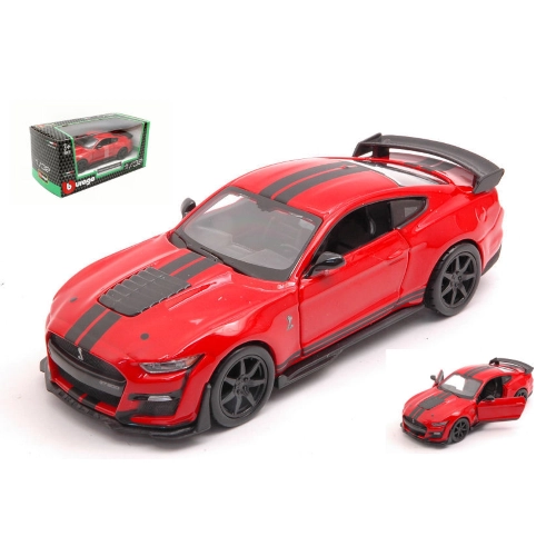 MUSTANG SHELBY GT500 2020 RED 1:32 Burago Auto Stradali Modellino