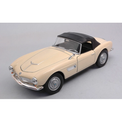 BMW 507 1956 LIGHT BEIGE CANOPY CLOSED 1:24 Welly Auto Stradali Modellino