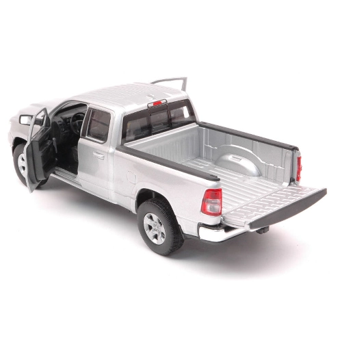 DODGE RAM 1500 DOUBLE CABINE PICK-UP 2019 SILVER 1:27 Welly Auto Stradali Modellino