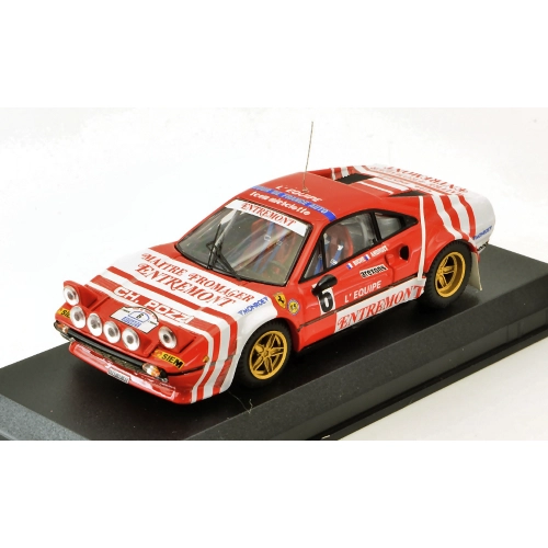 FERRARI 308 GTB N.6 Tour De France 1981 1:43 Best Model Auto Rally Modellino