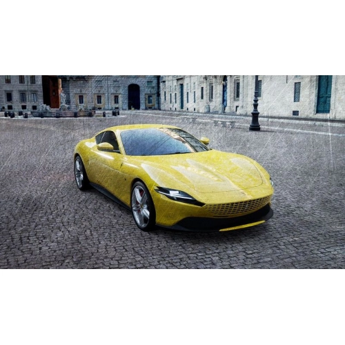 FERRARI ROMA 2020 GIALLO MODENA 1:43 Looksmart Auto Stradali Modellino