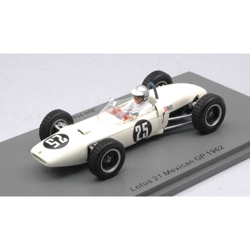 LOTUS 21 JIM HALL 1962 N.25 MEXICAN GP 1:43 Spark Model Formula 1 Modellino