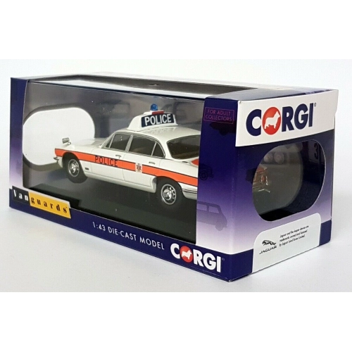 JAGUAR XJ6 SERIES 2 4-2 THAMES VALLEY POLICE 1:43 Vanguards Forze dell'Ordine Modellino