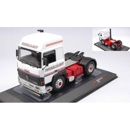 RENAULT R370 TURBOLEADER 1987 WHITE 1:43 Ixo Model Camion Modellino